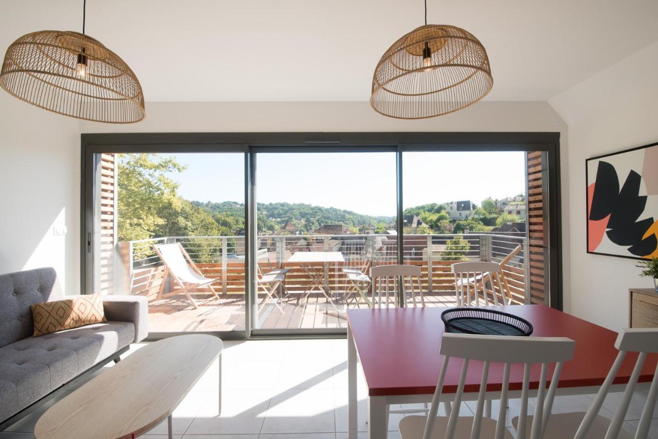 "Le Soleil Levant" Avec Balcon Et Parking Prive, 2 Adultes Et 1 Enfant 萨尔拉拉卡内达 外观 照片
